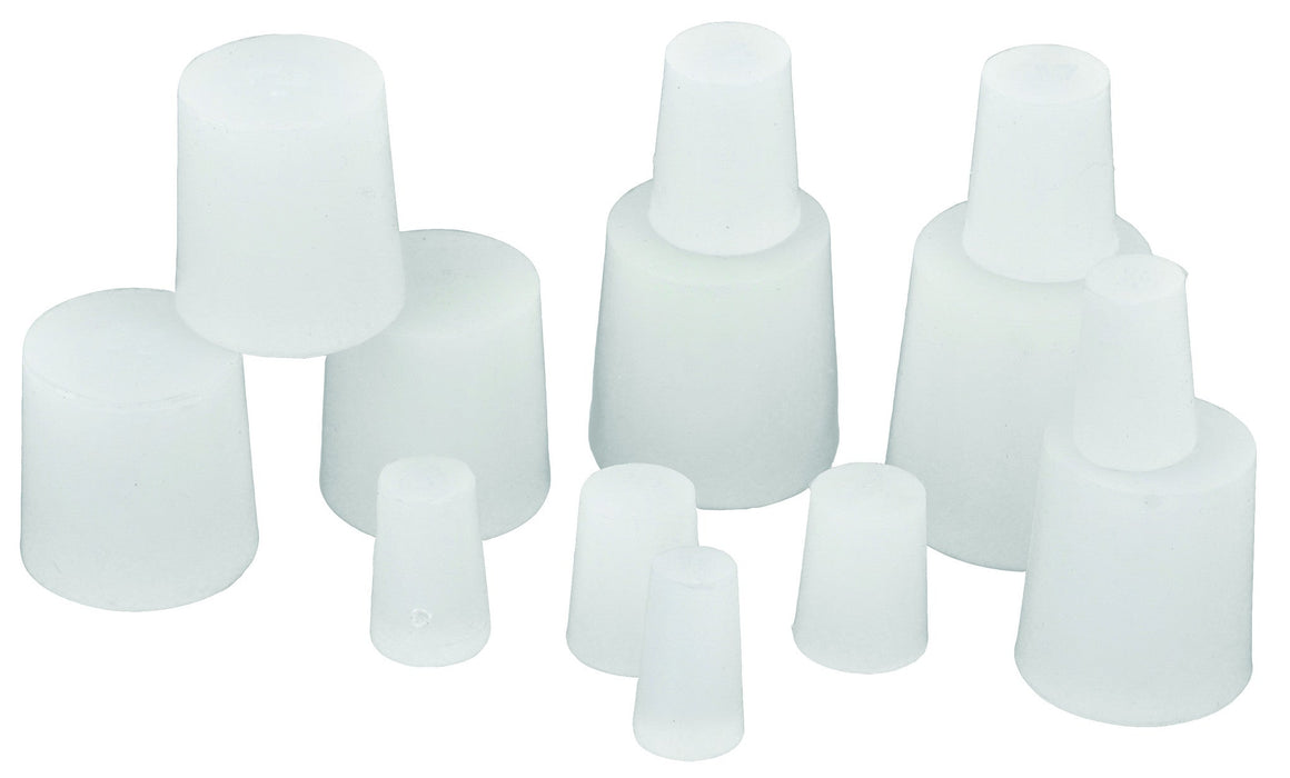 Silicon Rubber Cork-Translucent, bottom 8mm, top 10.5mm, length 20mm