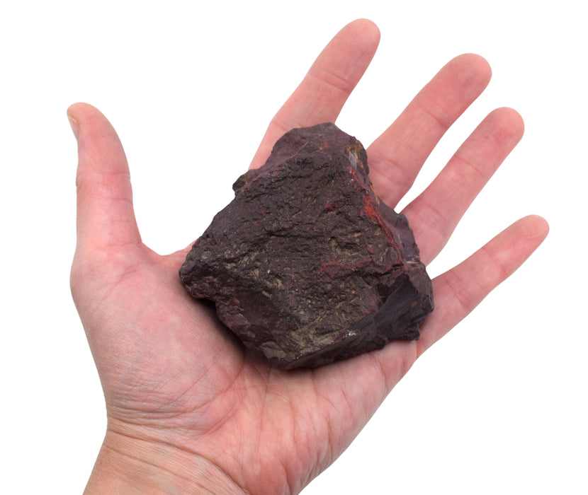 Raw Hematite, Mineral Specimen - Approx. 3" - Hand Sample  - Geologist Selected & Hand Processed - Great for Science Classrooms - Eisco Labs