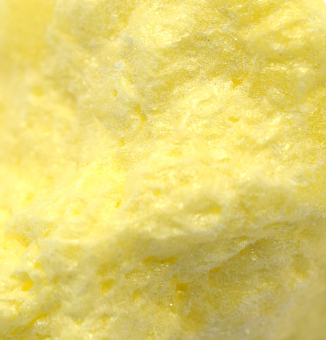 6PK Raw Sulfur, Mineral Specimen - Approx. 1"