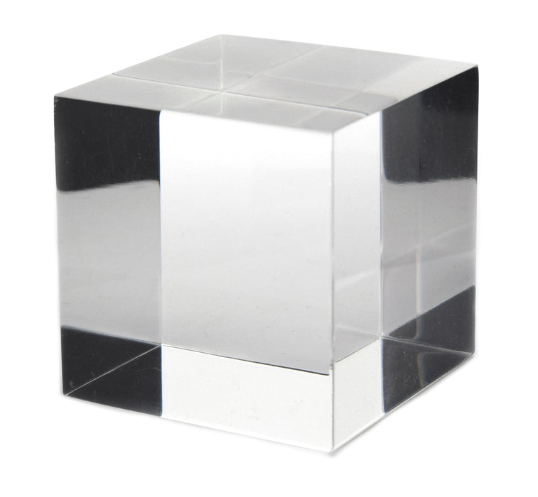 Acrylic Cube, Solid, 2" sides - Eisco Labs