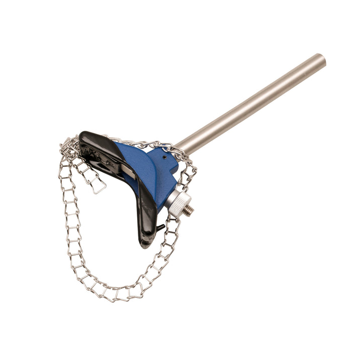 Clamp, 8 Inch with Chain, 19 Inch - With Stainless Steel Rod - Vinyl-Coated