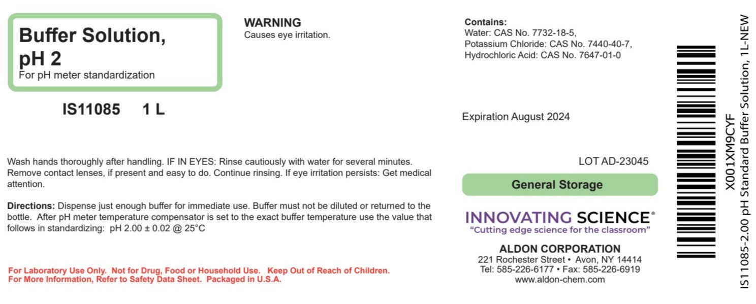 2.00 pH Standard Buffer Solution, 1000mL - The Curated Chemical Collection