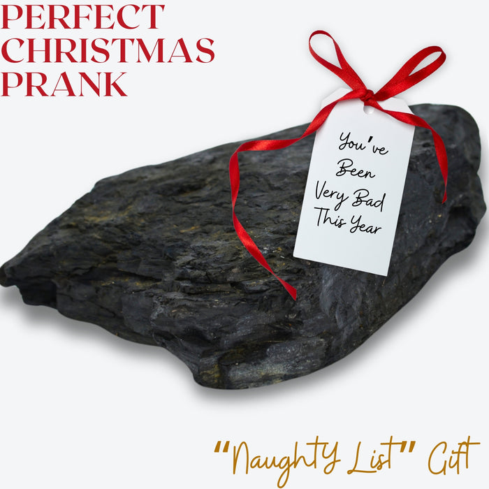 20lb Humongous Lump of Coal – For the Ultimate Naughty Person - For the Person Who Deserves Nothing Else - Christmas Coal, Coal Christmas Gift - Holiday Joke for Christmas Parties, Secret Santa