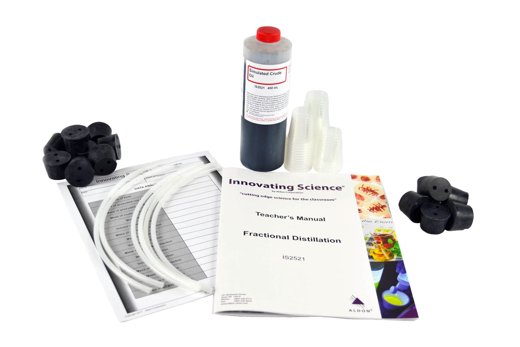 Innovating Science Fractional Distillation Chemistry Kit (Supplies for 15 Groups)