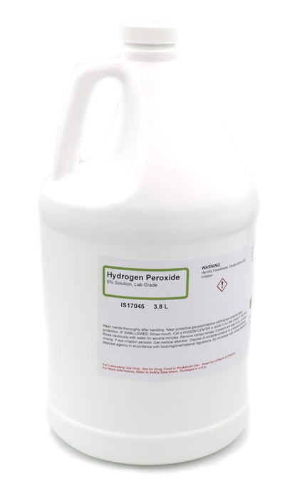 6% Hydrogen Peroxide, 3800mL - Lab-Grade - The Curated Chemical Collection