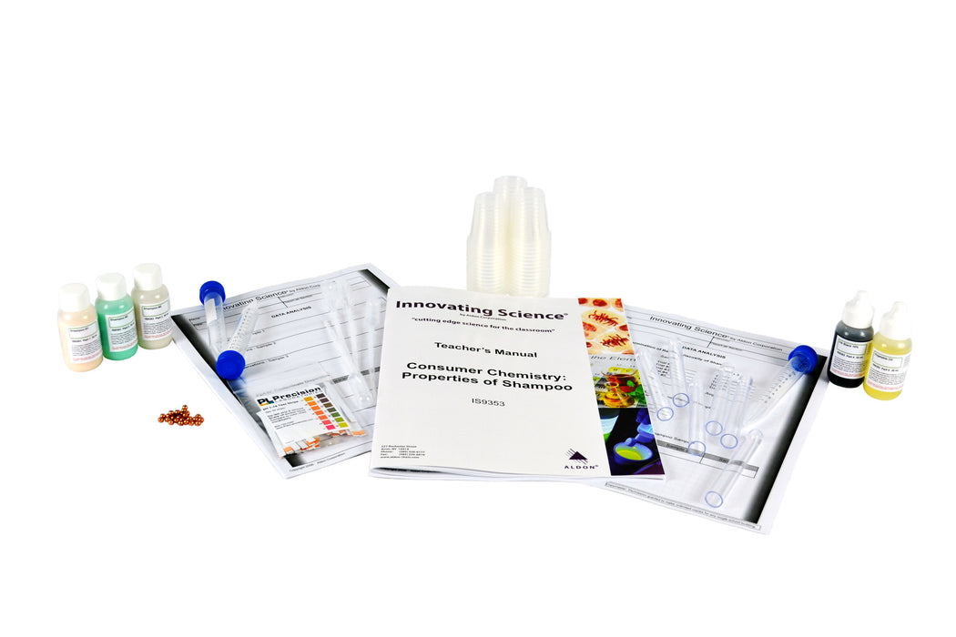 Properties of Shampoo Education and Hands-on Kit - Materials for 15 Groups