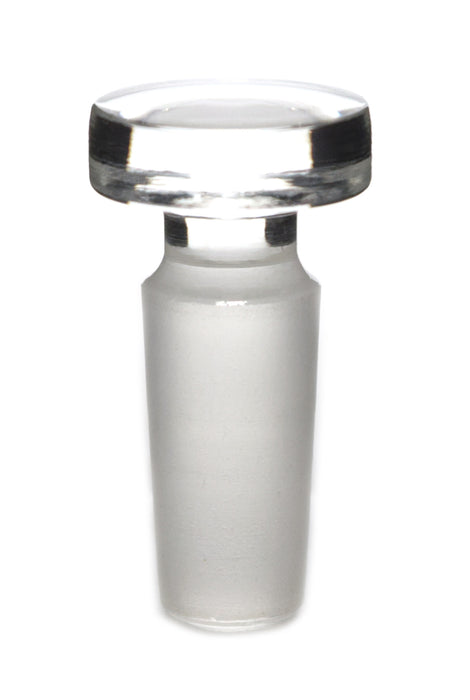 Stopper - Flat Head, Solid Cone, Made of Borosilicate Glass, Size 10/19 - Eisco Labs
