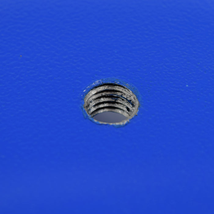 Rectangular Retort Base, 12.5"x8" - Two Perpendicular Threaded Holes for Rods - Heavy Duty, Corrosion Resistant Steel