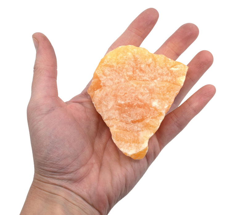 Raw Calcite, Mineral Specimen - Approx. 3" - Hand Sample  - Geologist Selected & Hand Processed - Great for Science Classrooms - Eisco Labs