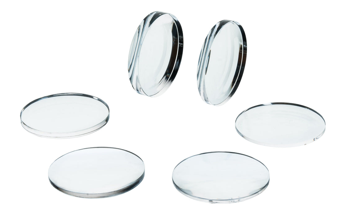 6pc Acrylic Lens Set - 2" (50mm) Diameter