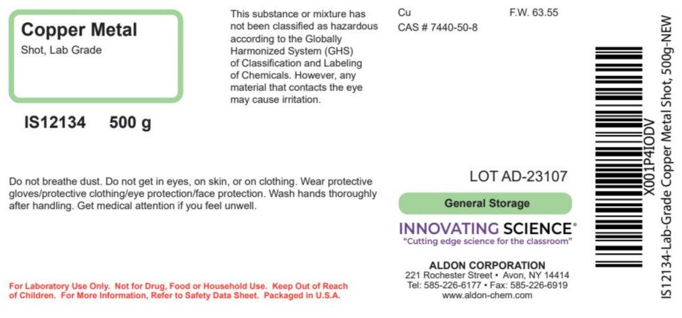 Copper Metal Shot, 500g - Lab-Grade - The Curated Chemical Collection