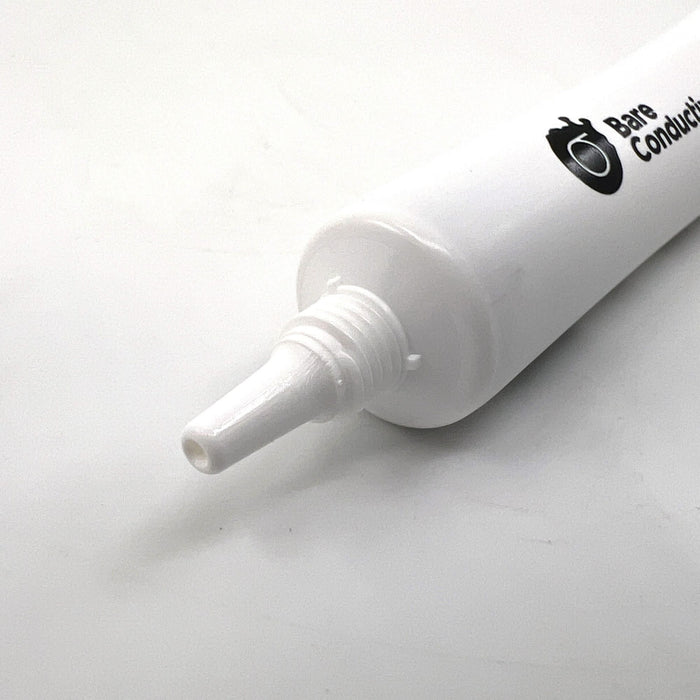 Bare Conductive Electric Paint 10mL Squeeze Tube - Non-Toxic, Water-Based, Electrically Conductive Paint for Cold Soldering, Circuit Painting, Prototyping, and Interactive Projects - Black