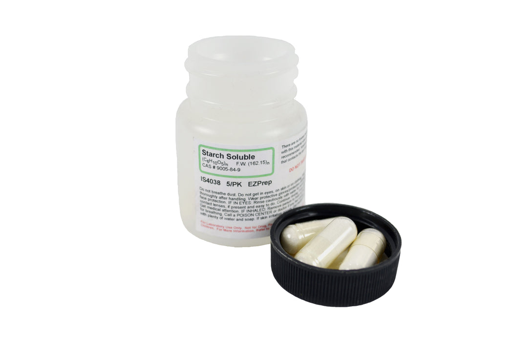 Starch: EZ-Prep - 5 Capsules - Makes 250ml of 1% Solution