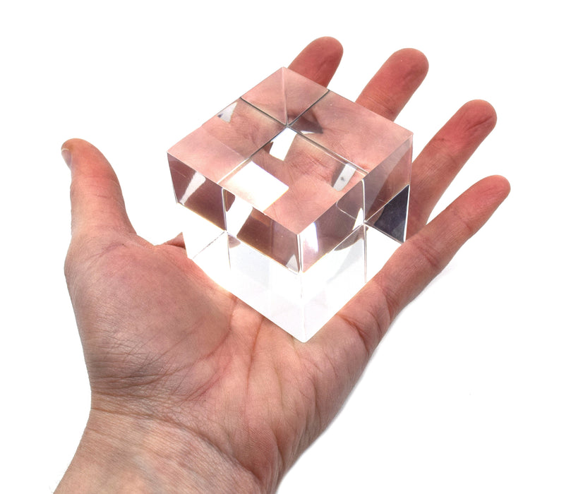 Acrylic Cube, Solid, 2" sides - Eisco Labs