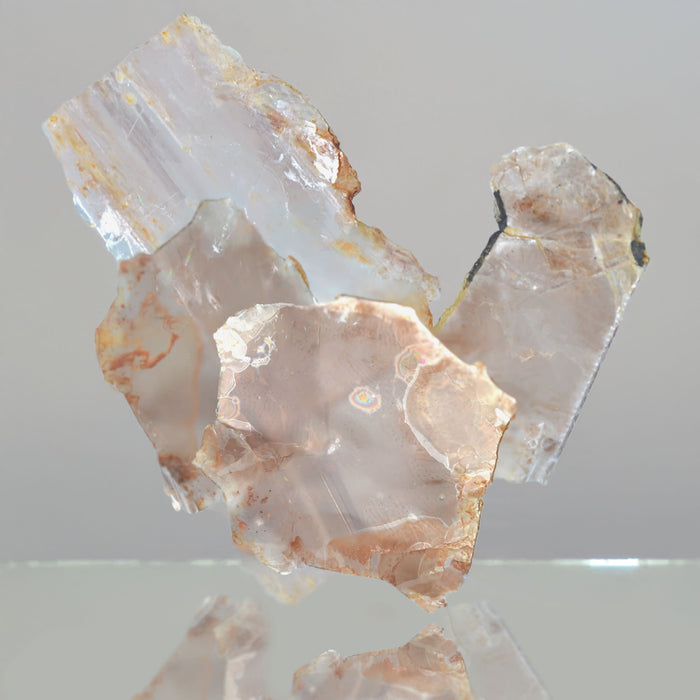12PK Raw Muscovite Mica, Mineral Specimen - Approx. 1"- Hand Processed - Great for Science Classrooms - Eisco Labs