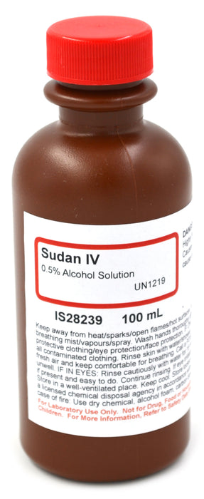 0.5% Sudan IV Solution, 100mL - The Curated Chemical Collection