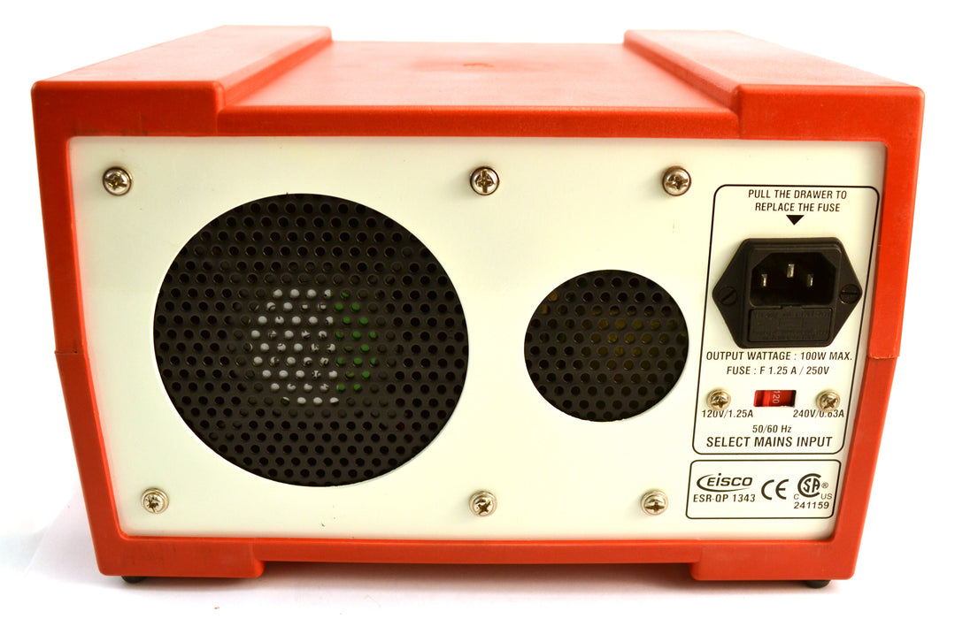 Eisco Labs 4 Output DC Power Supply, Regulated, Dual Adjustment, Independent DC Voltages, [+5V, 3Amp], [+12V, 1Amp], [-12V, 1Amp], [0-20V, 2Amp] - CSA, CE, and RoHS certified