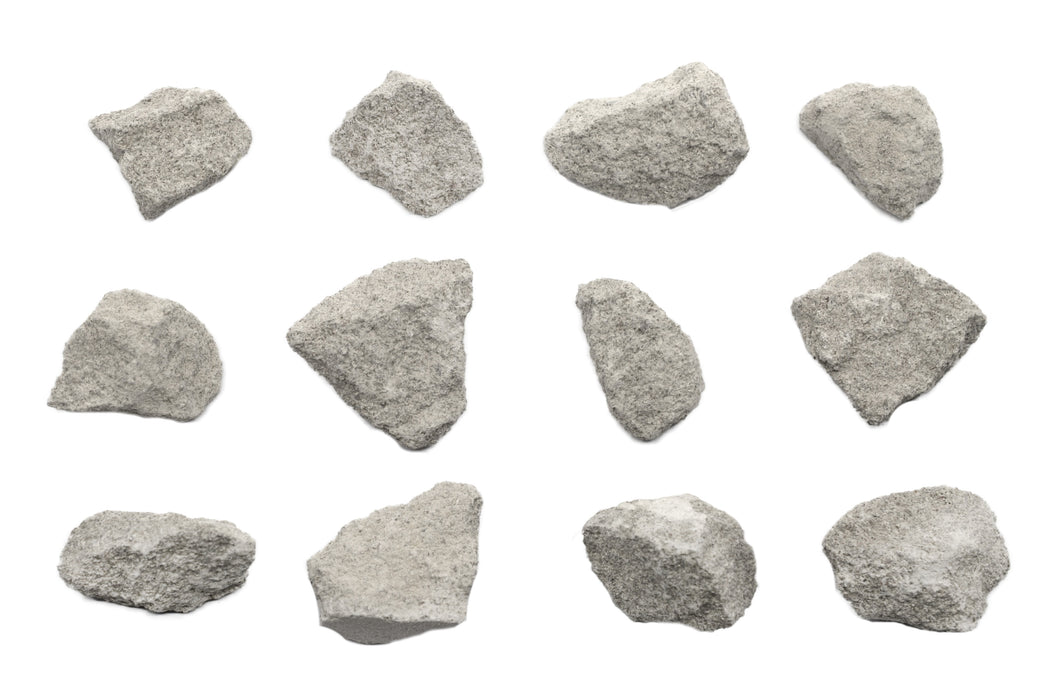 12PK Oolitic Limestone, Sedimentary Rock Specimens - Approx. 1" - Geologist Selected & Hand Processed