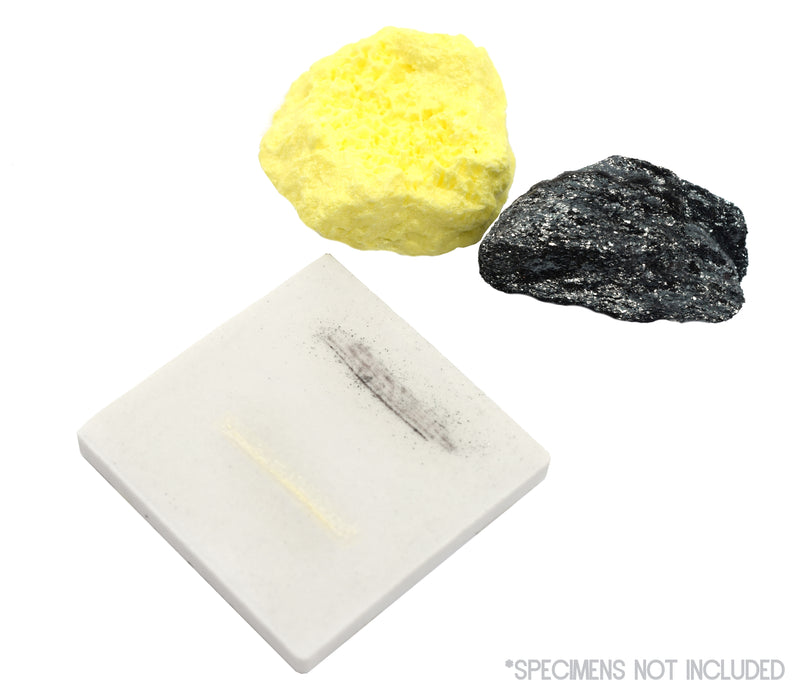 Single Streak Plate - For Testing Rocks & Specimens - Eisco Labs