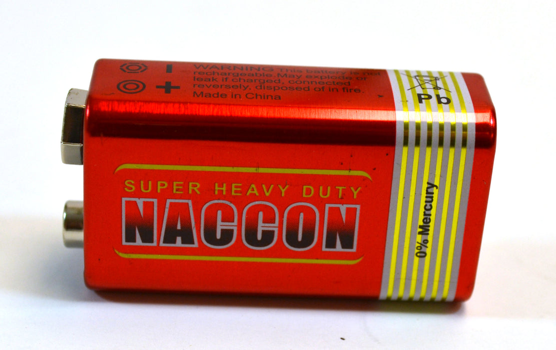 Eisco Labs Zinc Carbon Batteries 9 V (Type 6F22)