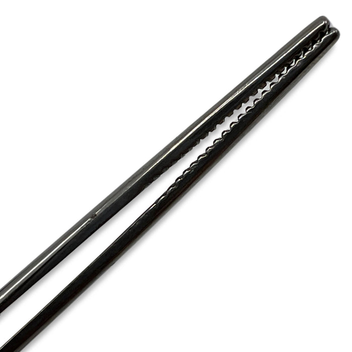 Eisco Labs - 6 Inch Stainless Steel Forceps - Precision Tweezers, Laboratory, Medical, and Educational Use - Durable, Corrosion-Resistant, Serrated Tips for Secure Grip - Dissection, Specimen Handling