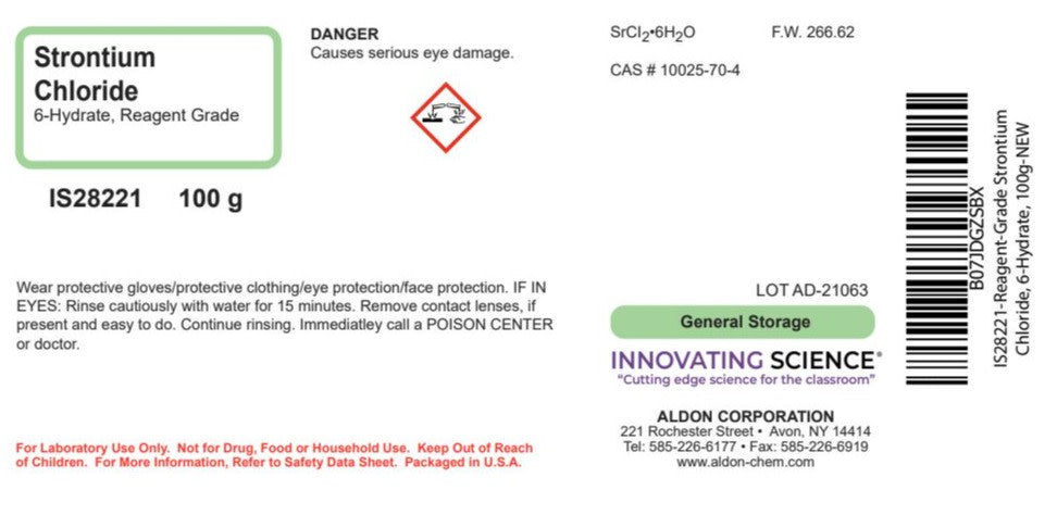 Strontium Chloride, 100g - 6-Hydrate - Reagent-Grade - The Curated Chemical Collection