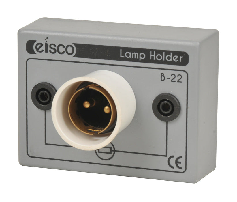 Scientific Single Lamp Holder for B22 type bulbs - Eisco Labs