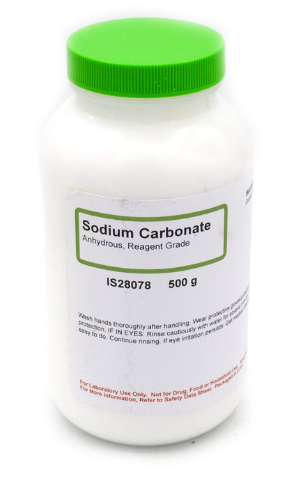 Sodium Carbonate, 500g - Anhydrous - Reagent-Grade - The Curated Chemical Collection