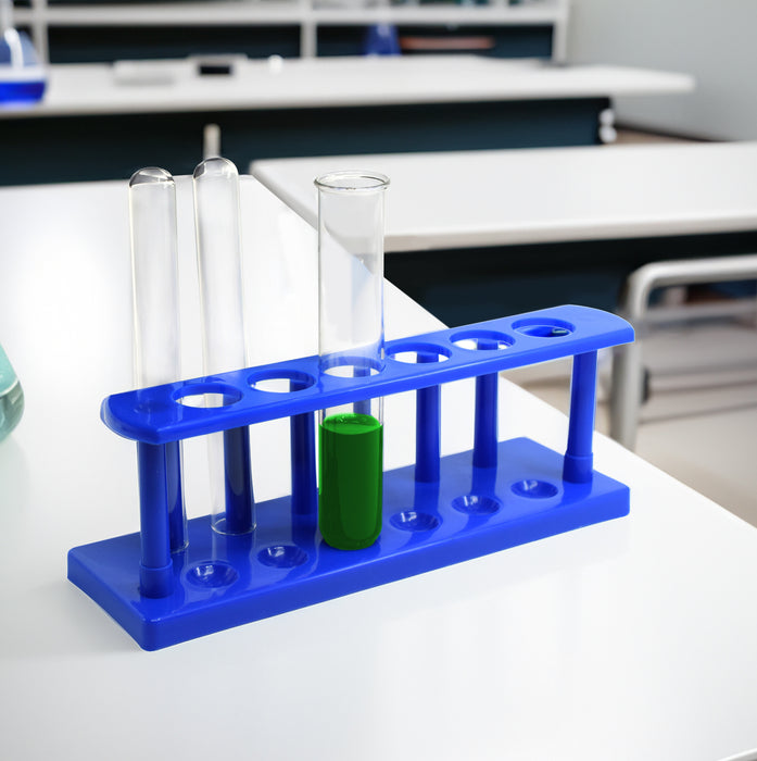 Test Tube Rack - Holds 6 x 25mm Tubes - Polypropylene