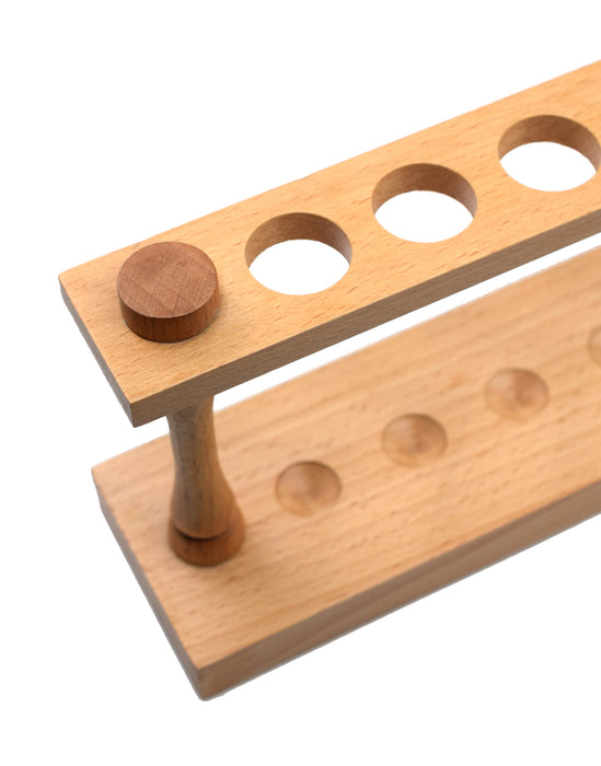Test Tube Rack - Holds 12 x 22mm Tubes - Hardwood