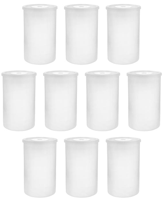 HDPE Film Canister with Tight-Sealing Lid