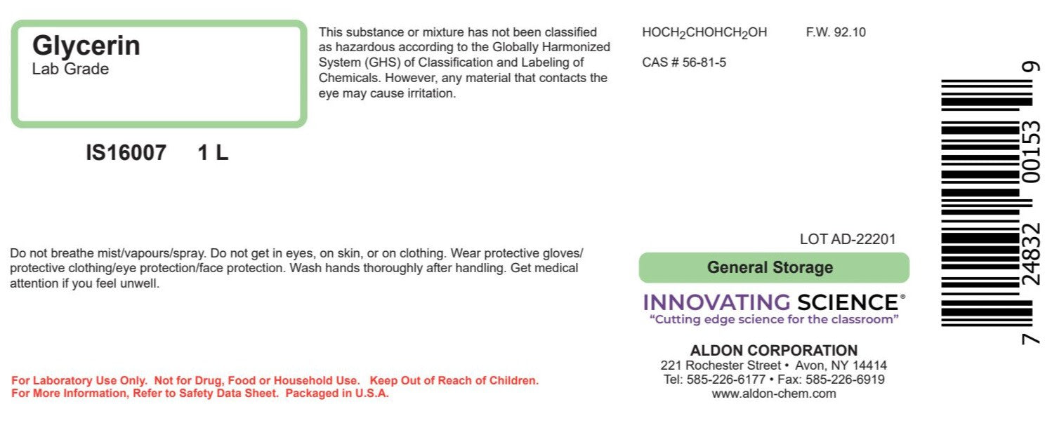 Glycerin, 1L - Laboratory Grade