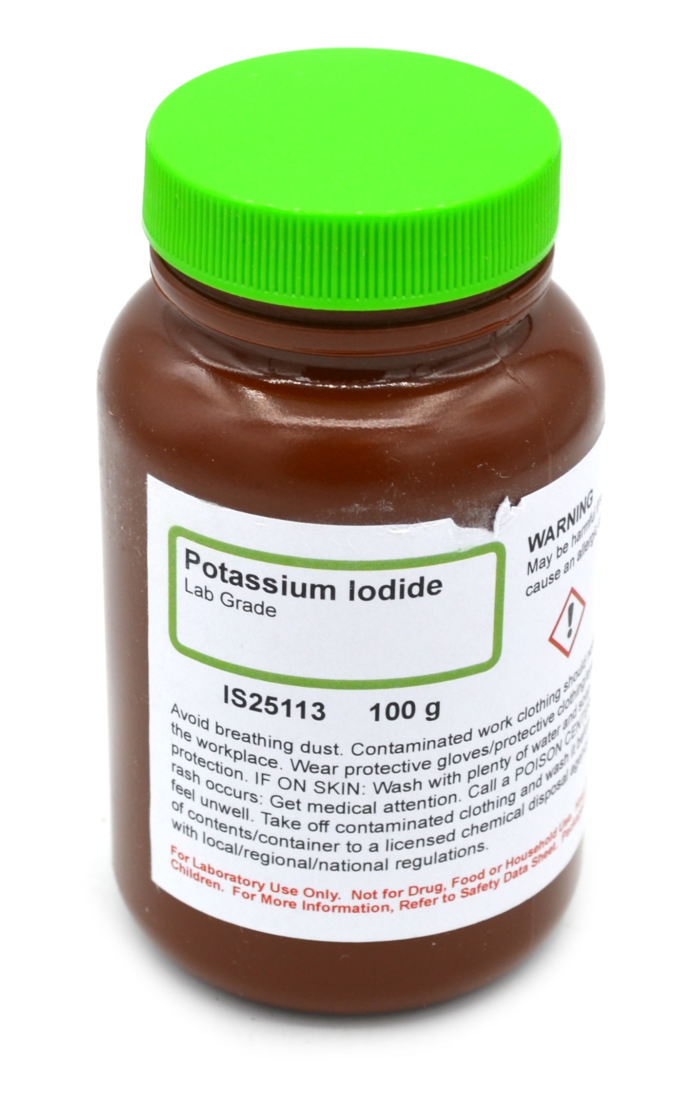 LaboratoryGrade Potassium Iodide, 100g — hBARSCI