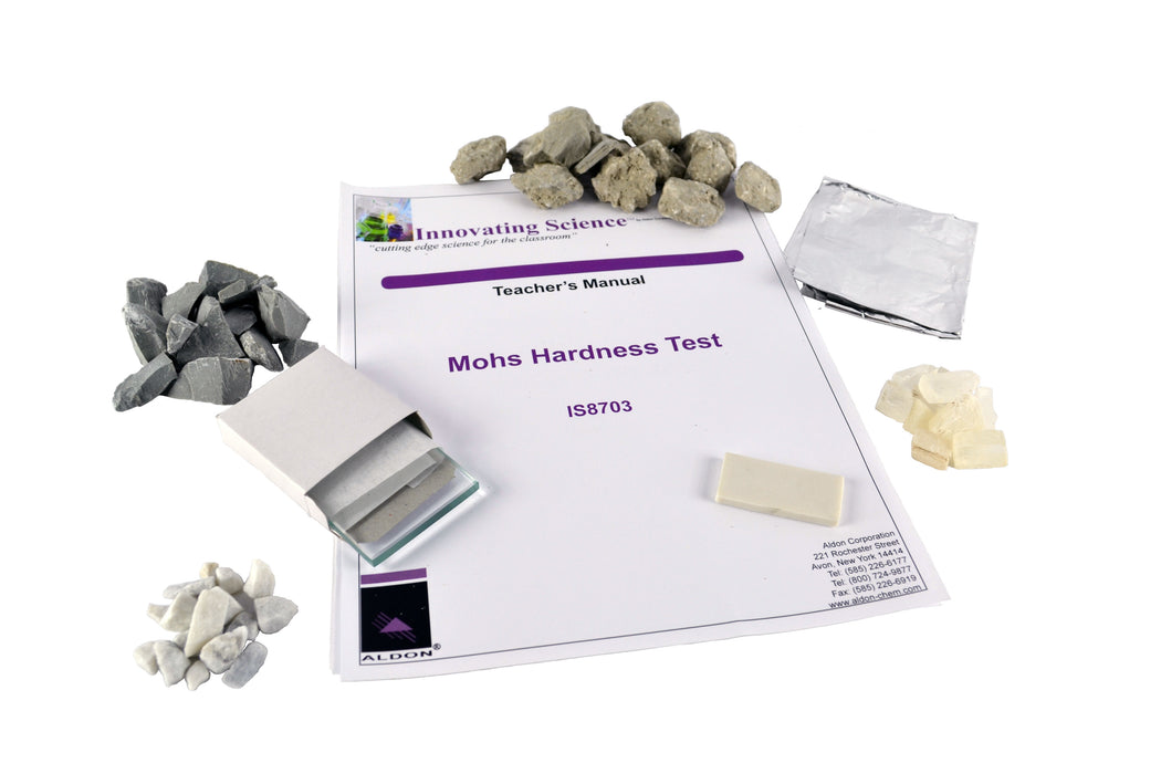 Mohs Hardness Kit - Includes Materials for 15 Students