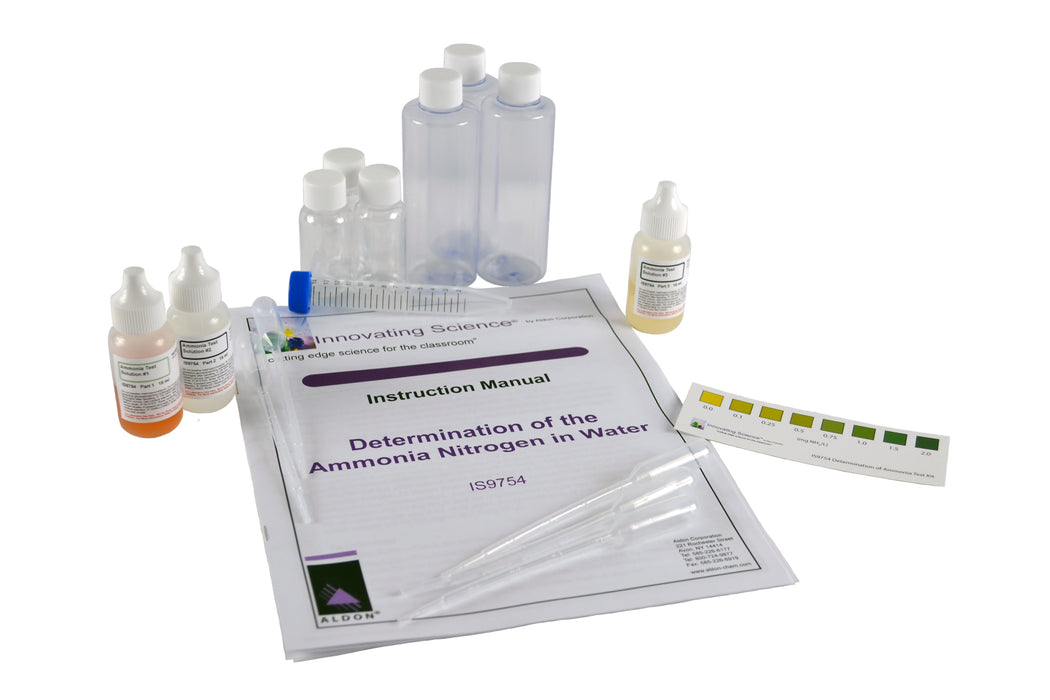 Portable Ammonium Nitrogen Concentration Water Testing Kit - Materials for 40 Tests