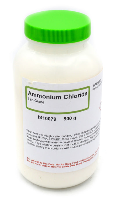 Ammonium Chloride, 500g - Lab-Grade - The Curated Chemical Collection