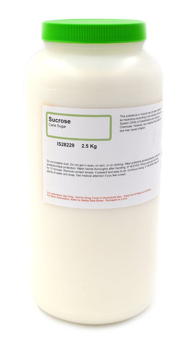 Sucrose Cane Sugar, 2500g - The Curated Chemical Collection