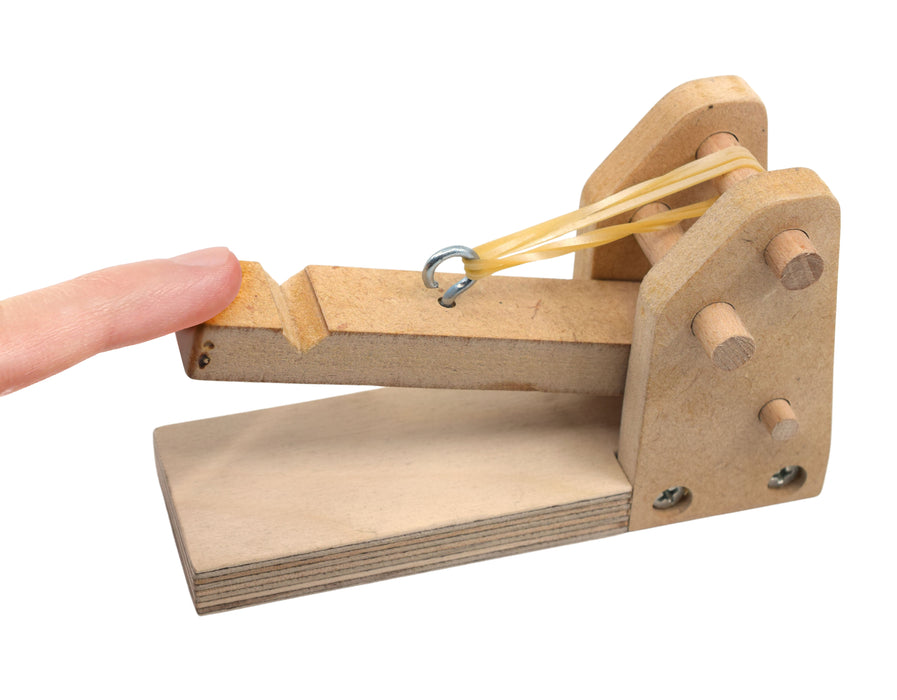 DIY Miniature Catapult - Explore Force, Acceleration, and Hooke's Law - Garage Physics