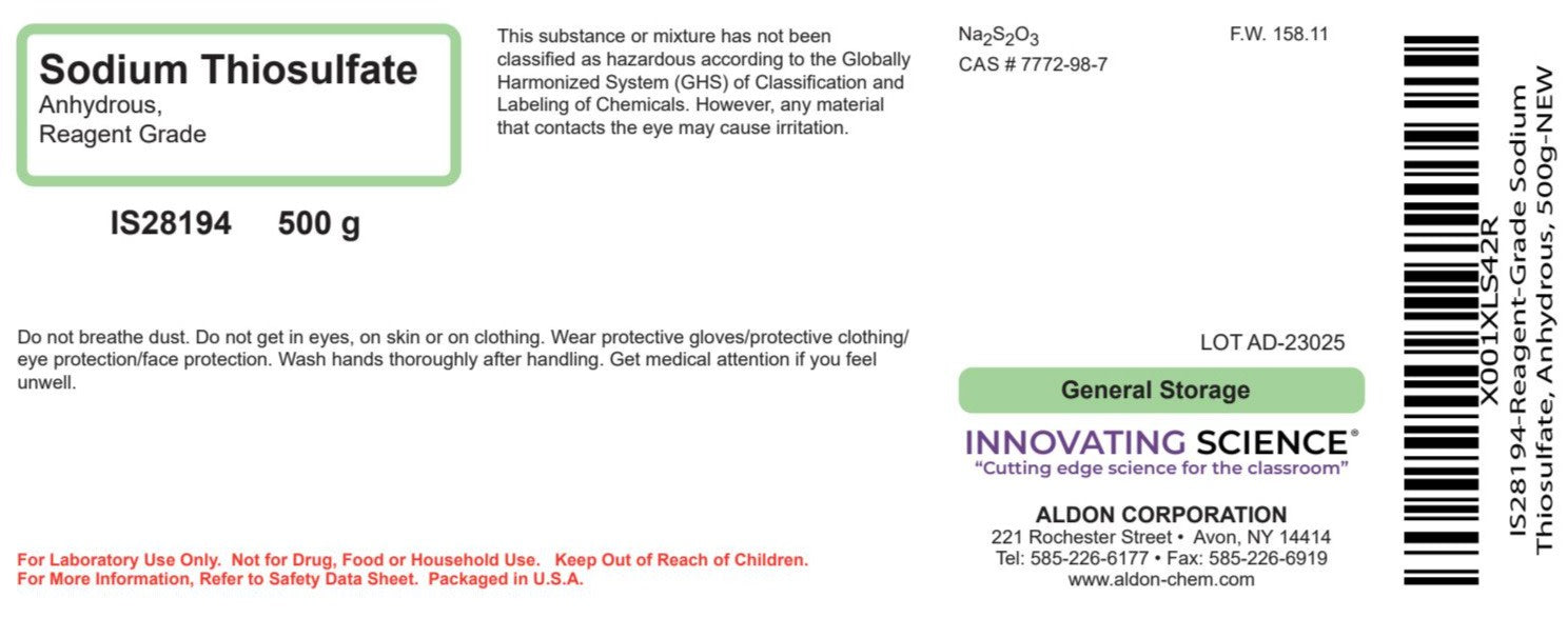 Sodium Thiosulfate, 500g - Anhydrous - Reagent-Grade - The Curated Chemical Collection