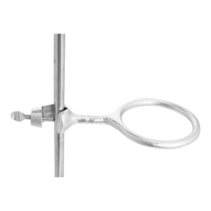 Eisco Labs Closed Ring Clamp ID 2.5 with Boss Head Clamp - 5 Long