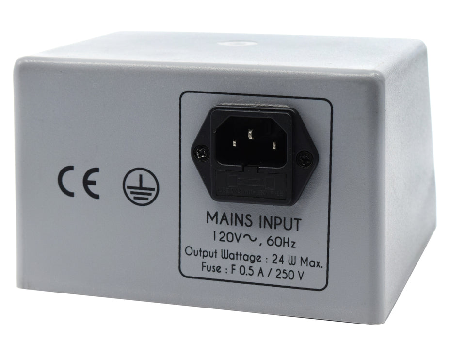 Eisco Labs Low Voltage AC/DC Power Supply 6V/12V - 2 Amp - 110V Input - Dual Mode Power Supply - Universal Power Supply - AC/DC Switchable - Banana Plug Terminals - Dual-Mode Operation - Adjustable Output