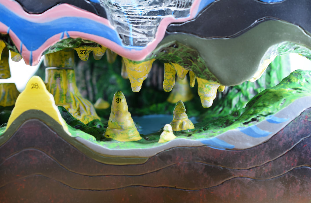 Karst, Caves & Water Action Landform Model, 2 Parts