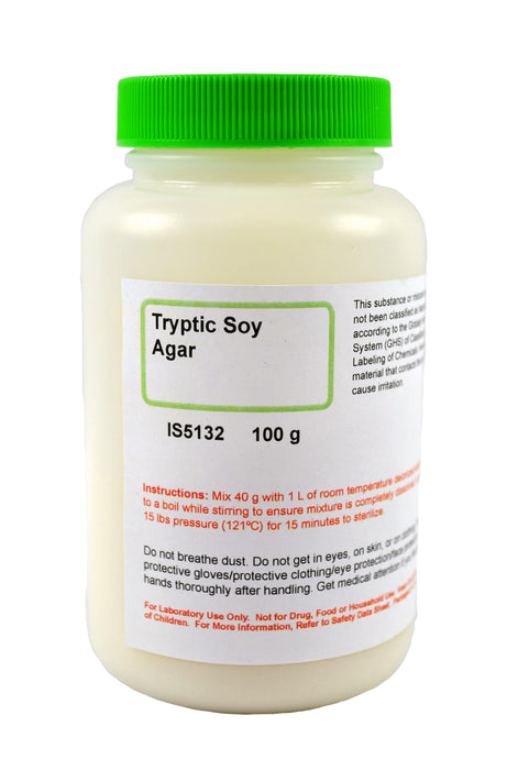 Tryptic Soy Agar (TSA) Powder, 100g - General Purpose Growth Medium - Innovating Science