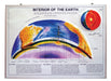Model Interior of the Earth, size 75x100cm.