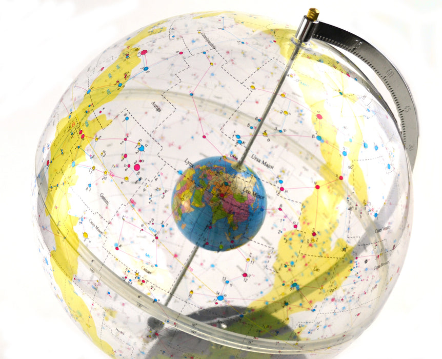 Celestial Star Globe, 17.5 Inch - With Small Earth Globe