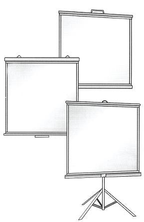 Projection Screen 60 x 60"