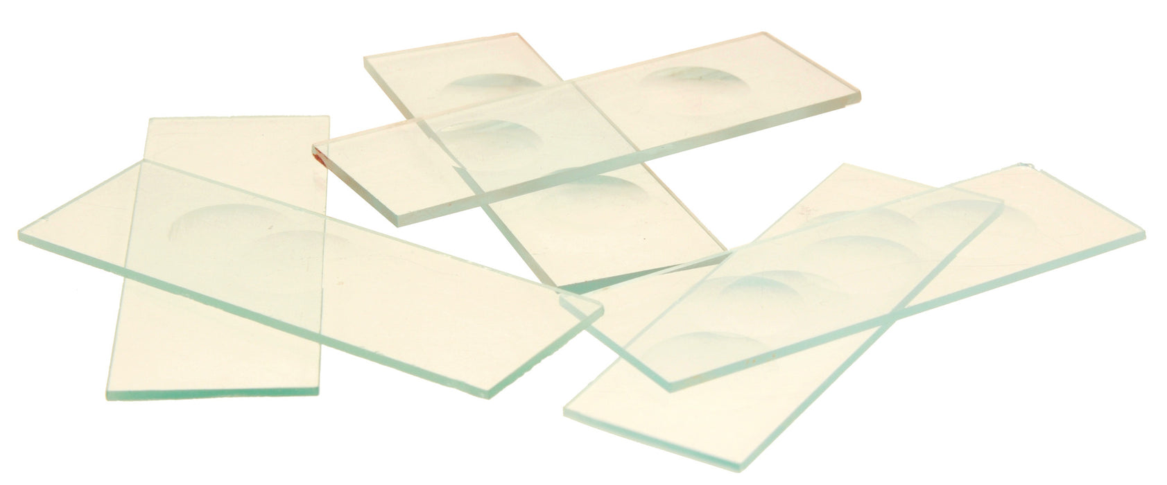 Eisco Labs Microscope Slides, With Triple Concavity, Pack of 10