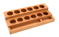 Wooden Staining Bottle Stand - Fits up to 12, 30ml bottles - Eisco Labs