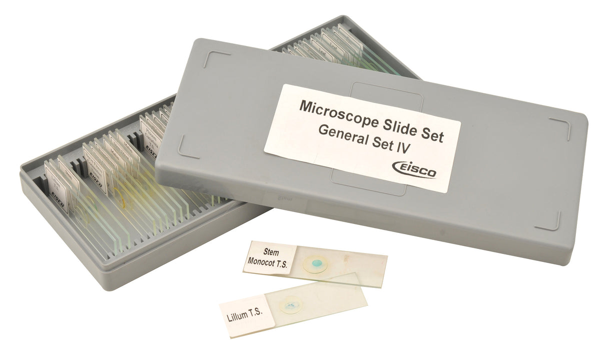 Microscope Slide Set - General Set No. IV, Set of 50
