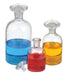 Bottle Reagent, made of soda glass, narrow neck with stopper, 125ml.